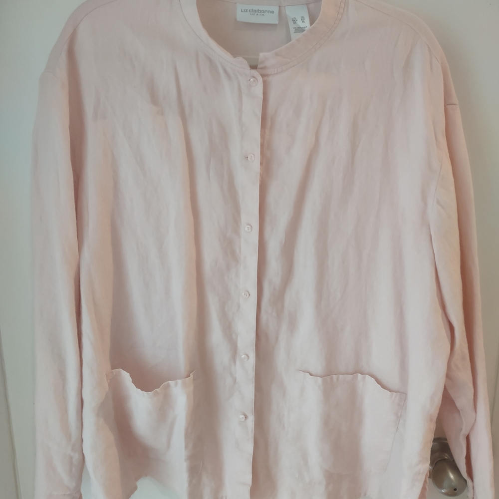 Light Pink Button-Up Shirt